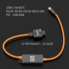 ZGCINE D-Tap to USB-C PD two way Power Cable