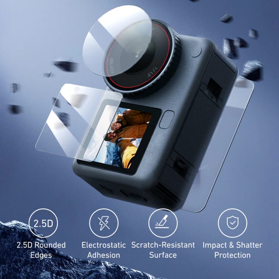 Telesin Screen Protector for DJI Osmo Action 6 - 1 set