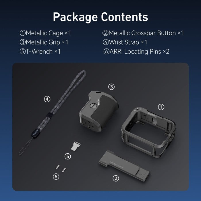 Telesin StreetGrip Kit for Insta360 Ace Pro / Pro 2 with cage