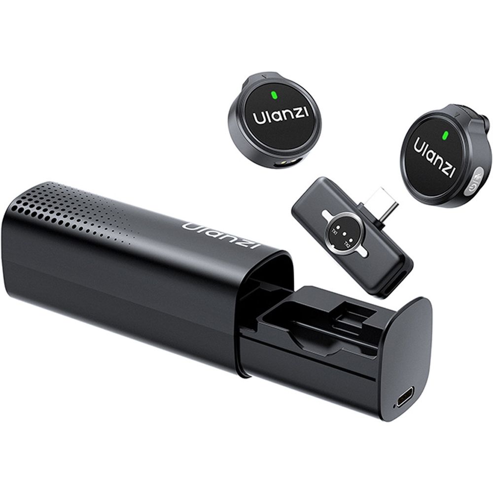 Ulanzi A21 Wireless Microphone Set with Case USB-C - Black