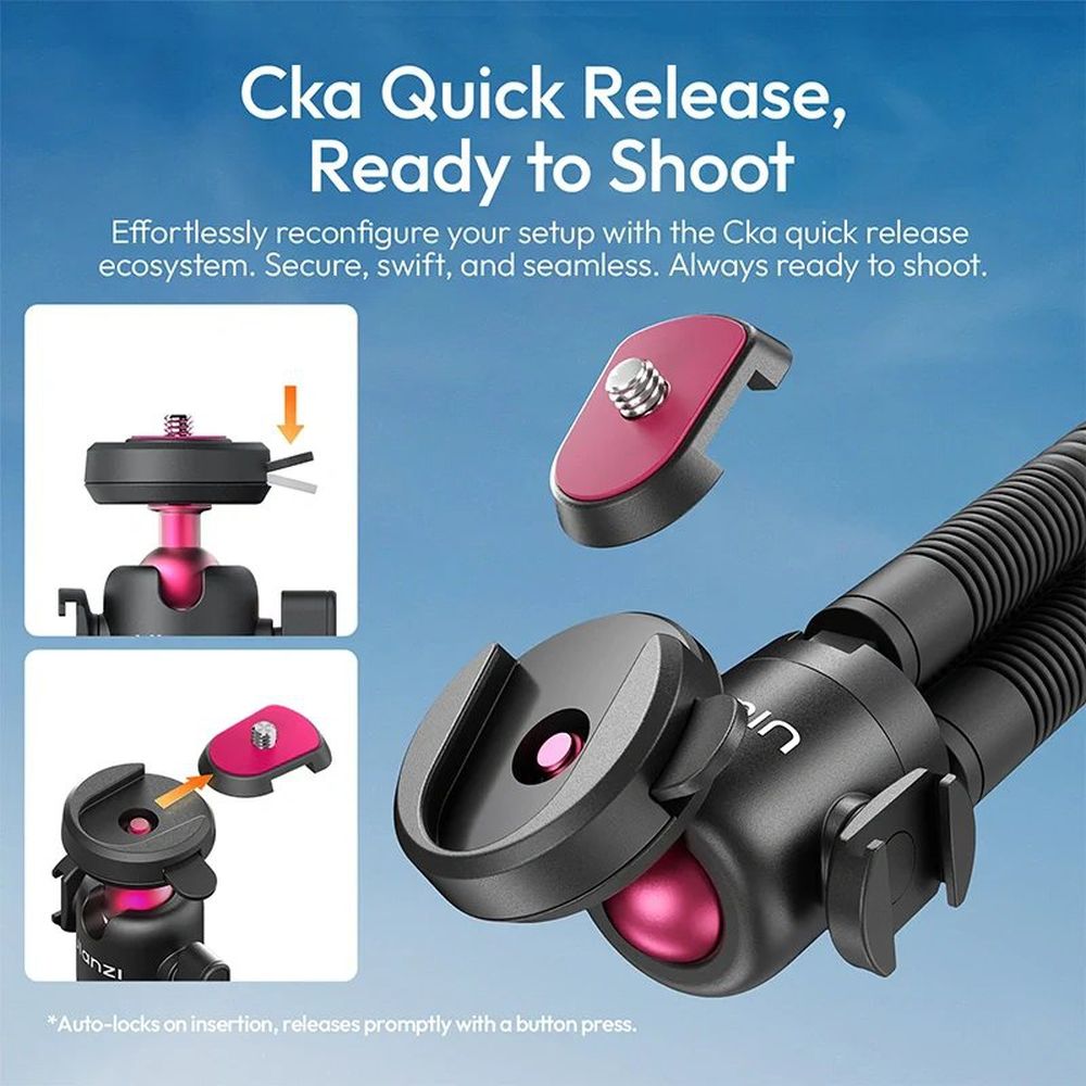 Ulanzi MT91 Octopus Flexible Tripod with Cka Quick Release