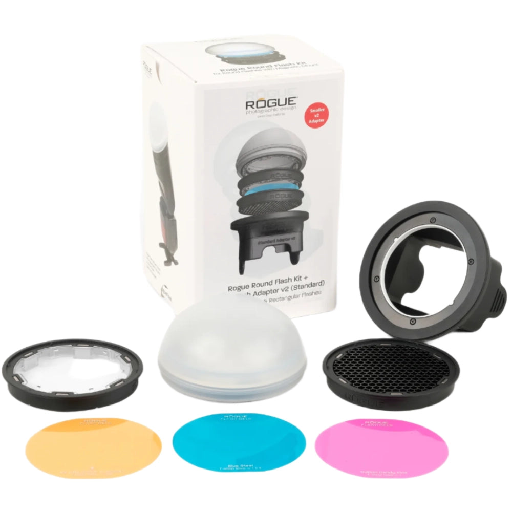 Rogue Round Flash Kit + Rogue Flash Adapter V2 - Standard