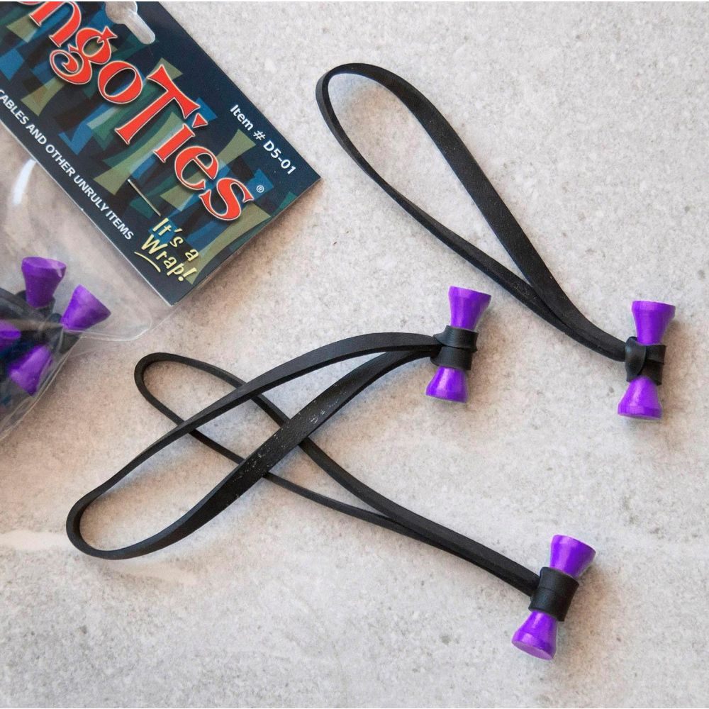 Bongo Ties Ube (Purple Pin)
