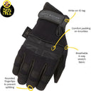 Dirty Rigger Comfort Fit Rigger Glove Black Edition L