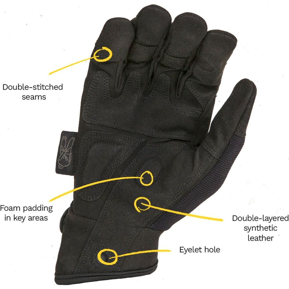 Dirty Rigger Comfort Fit Rigger Glove Black Edition L
