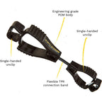 Dirty Rigger Glove Clip - black
