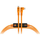 Tether Tools TetherPro Optima 10G USB-C, 1.8m (Straight to Right-Angle) Orange