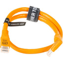 Tether Tools TetherPro Optima 10G USB-C, 51cm (Straight to Right Angle Adapter) Orange