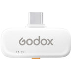 Godox C01 Kit 2 2.4G Wireless Microphone System White