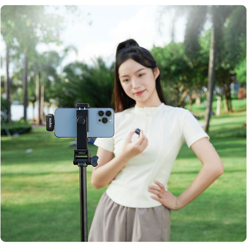 Godox C01 Kit 2 2.4G Wireless Microphone System Black