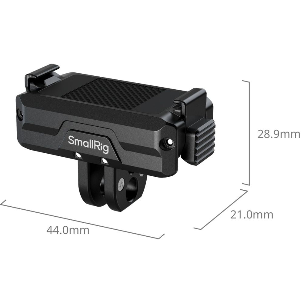 SmallRig 5890 Bidirectional Quick Release Folding Adapter Mount with 2-Prong Mount and 1/4"-20 Threaded Hole