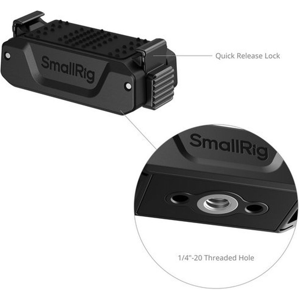 SmallRig 5779 Bidirectional Quick Release Adapter Support with 1/4"-20 Threaded Hole