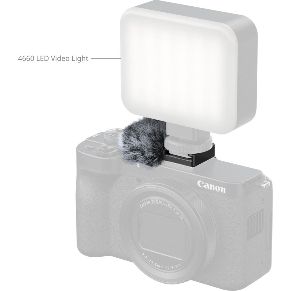 SmallRig 5989 Furry Windscreen for Canon PowerShot V1