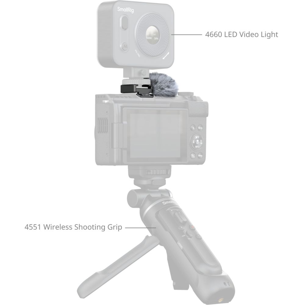 SmallRig 5989 Furry Windscreen for Canon PowerShot V1