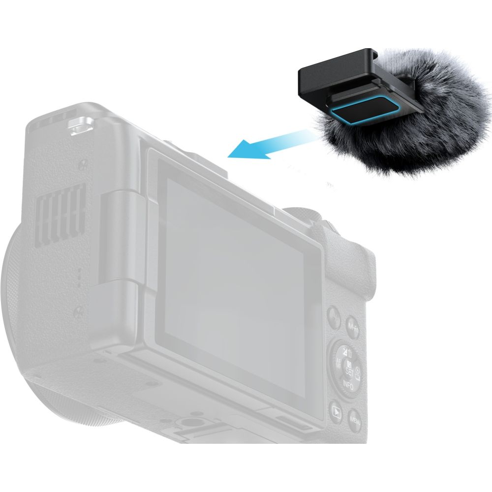 SmallRig 5989 Furry Windscreen for Canon PowerShot V1