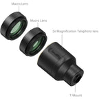 SmallRig 5334 2x Magnification Telephoto & Macro lens Kit for Phones (T-Mount)