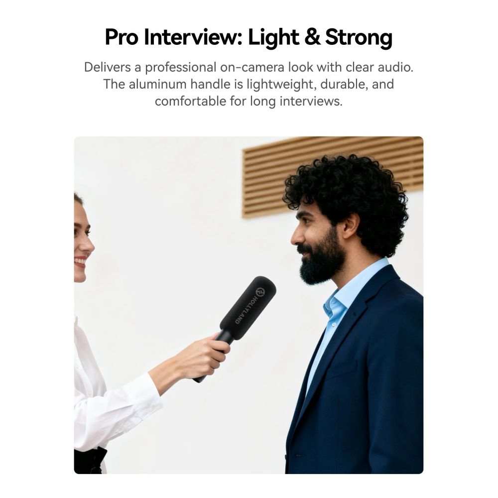 Hollyland Interview Adaptor for Wireless Microphones (Handheld/Desktop)