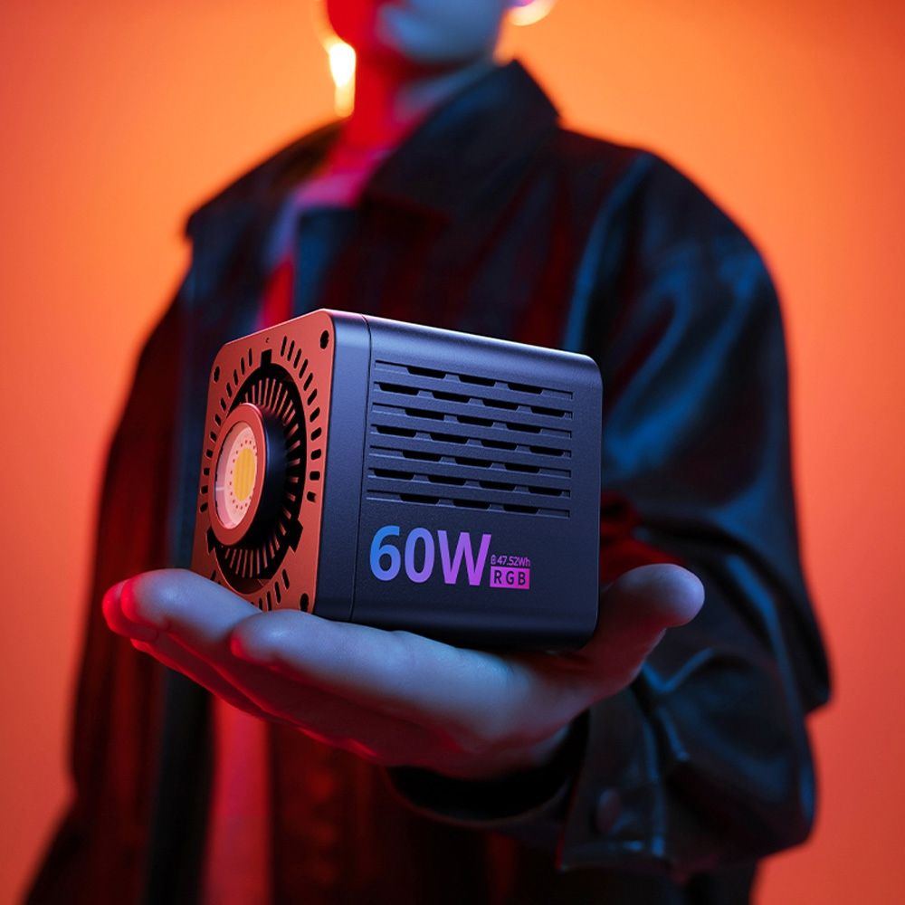 Ulanzi C60RGB 60W Bi-Color Video Light (RGB,EU Plug)