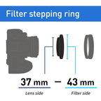 Kenko Stepping Ring 37mm - 43mm