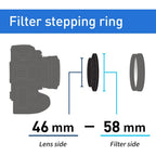 Kenko Stepping Ring 46mm - 58mm