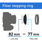 Kenko Stepping Ring 82mm - 77mm