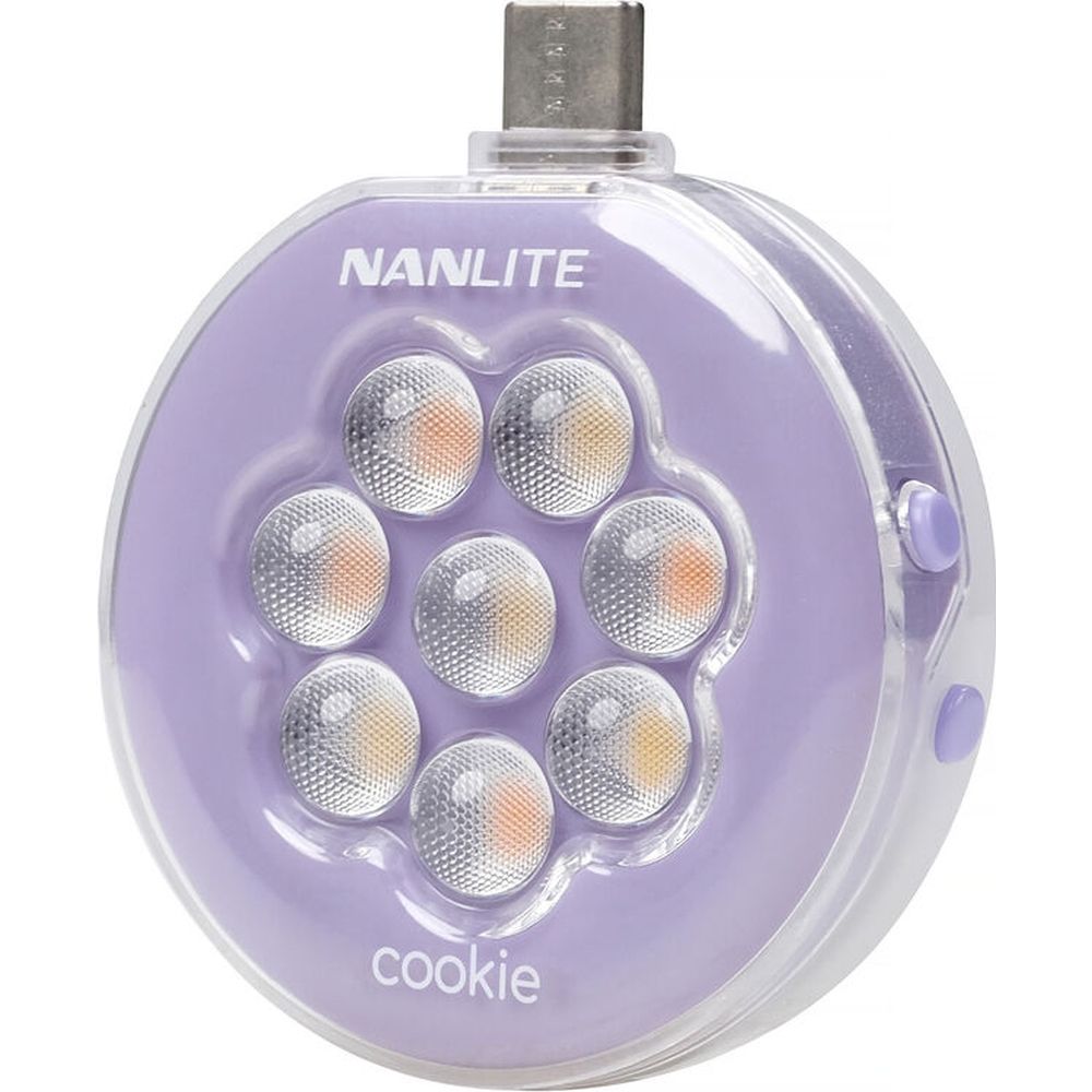 Nanlite cookie LED Mini Light (lavender)