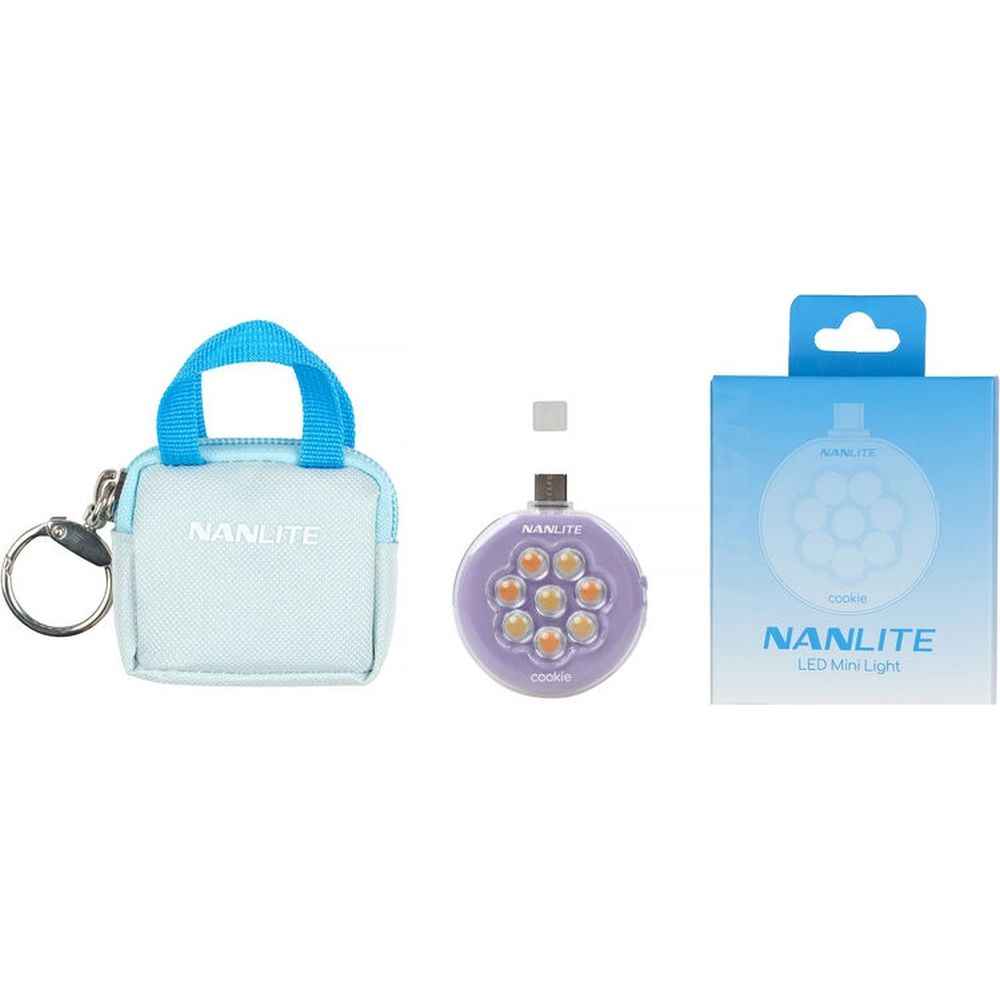 Nanlite cookie LED Mini Light (lavender)
