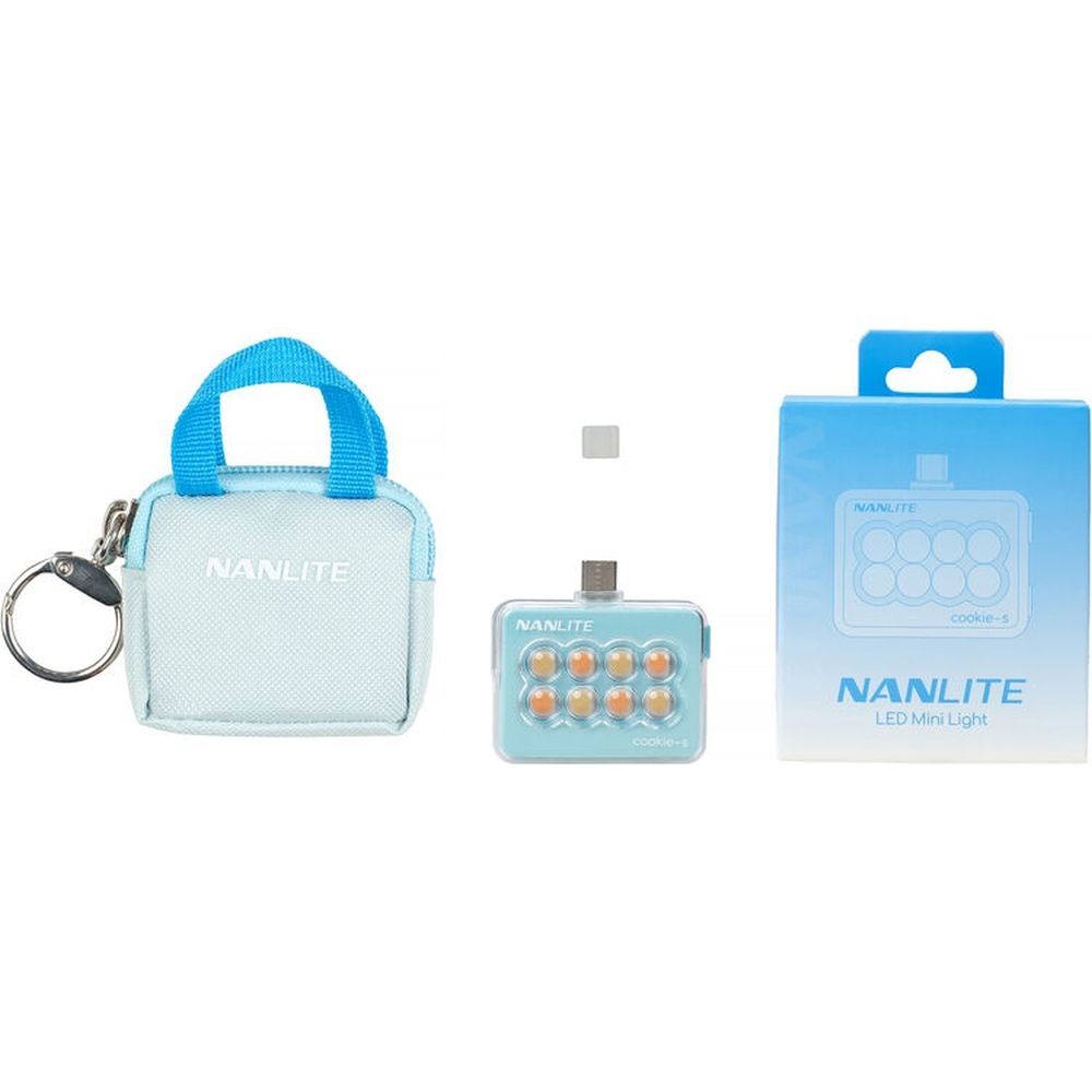 Nanlite cookie-s LED Mini Light (cyan blue)