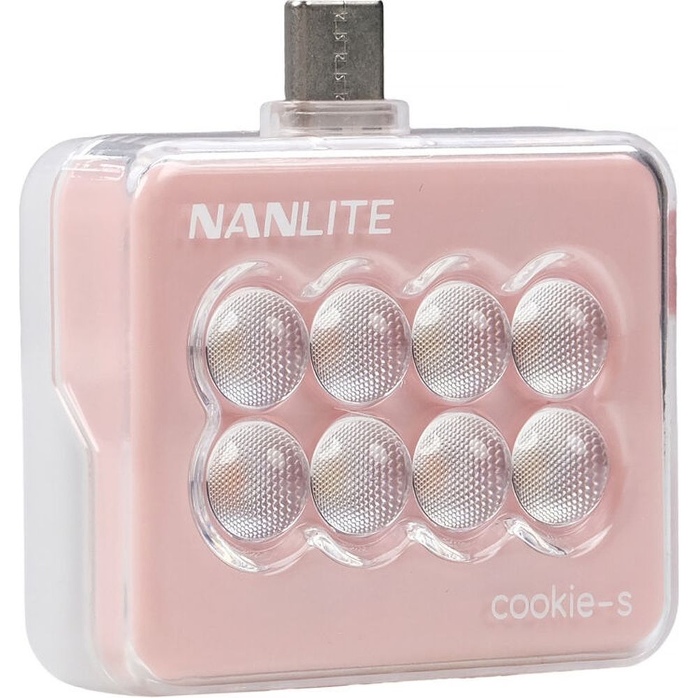 Nanlite cookie-s LED Mini Light (coral pink)