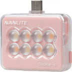 Nanlite cookie-s LED Mini Light (coral pink)