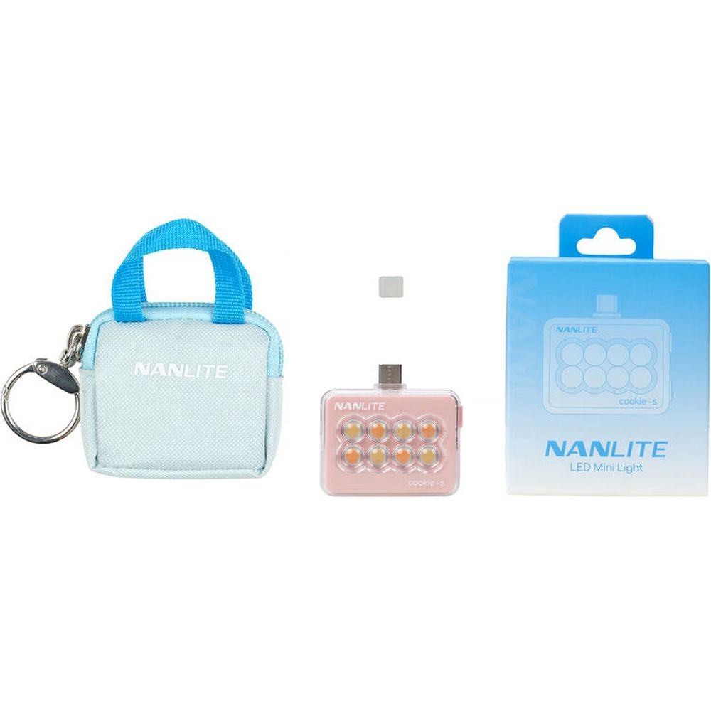Nanlite cookie-s LED Mini Light (coral pink)