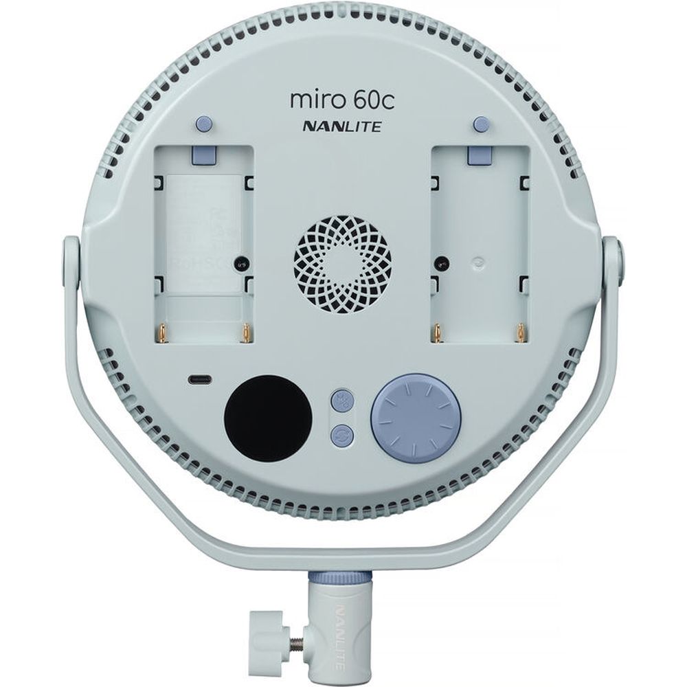 Nanlite Miro 60c LED Full-color Round Panel Light (mint blue)