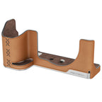 PGYTECH Leather Camera Case for Fujifilm X100VI – Clay Brown