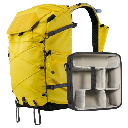 Leofoto Backup Series Backpack 35L Yellow Incl. Medium Divider