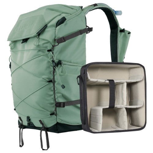 Leofoto Backup Series Backpack 35L Green Incl. Medium Divider