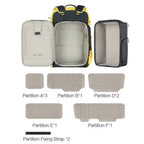 Leofoto Backup Series Backpack 35L Green Incl. Large Divider