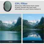 Freewell DJI Osmo Action 6 CPL Filter