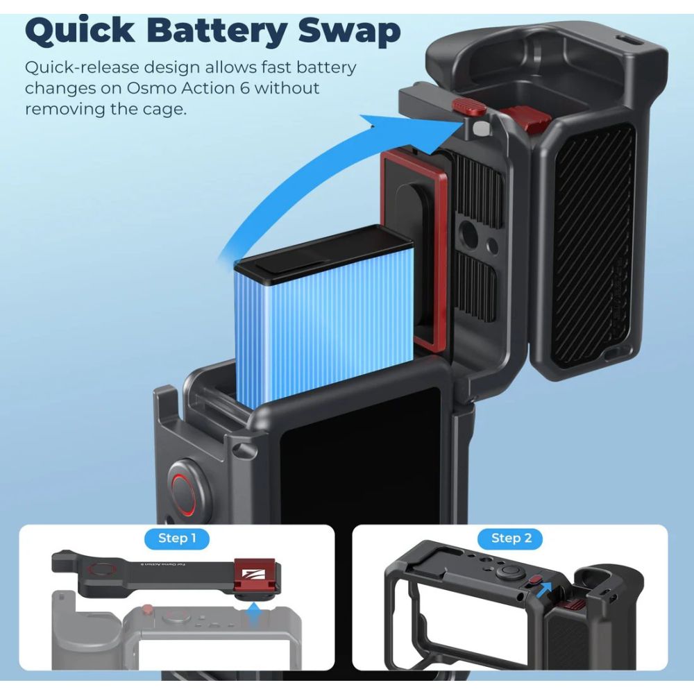 Freewell DJI Osmo Action 6 Creator Pro Cage
