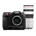 Canon EOS C70 Body + RF 70-200mm f/2.8L IS USM Z - White