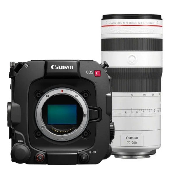 Canon Cinema EOS C400 + RF 70-200mm f/2.8L IS USM Z - White