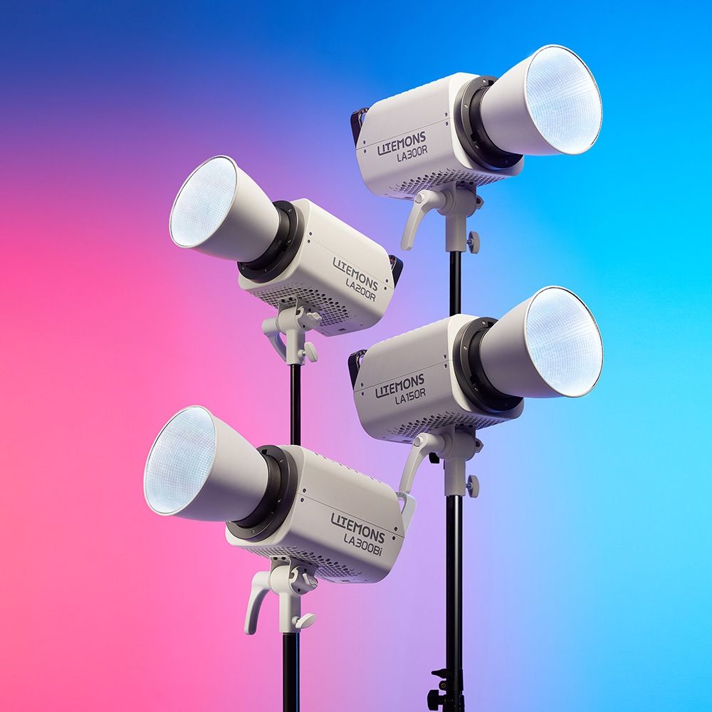 Godox Litemons LA200R RGB LED Video Light 2 light kit