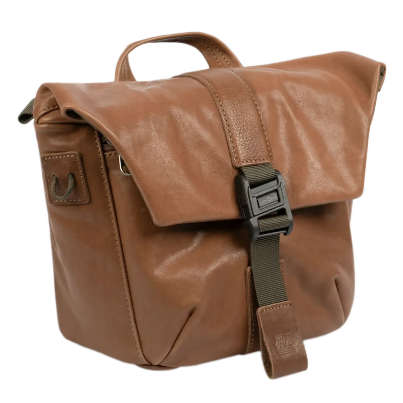 Wotancraft Pilot Travel Camera Bag 3.5L – Brown Leather