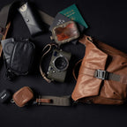 Wotancraft Pilot Travel Camera Bag 3.5L – Brown Leather