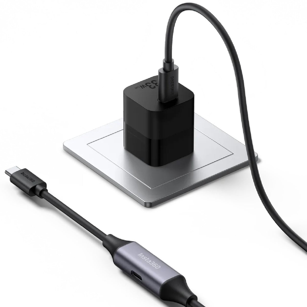 Insta360 Wave Y-Cable And Power Adapter