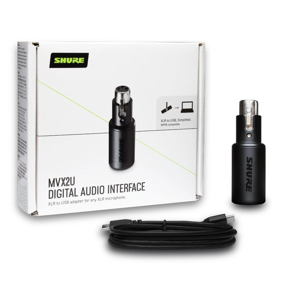 Shure MVX2UG2 Digital Audio Interface - XLR to USB
