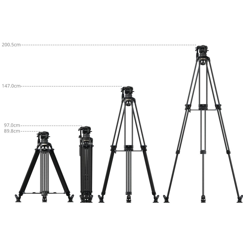 SmallRig 5578 FSD18 FreeSpeed Heavy-Duty Carbon Fiber Tripod