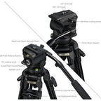 SmallRig 5579 FSD16 FreeSpeed Heavy-Duty Aluminum Alloy Tripod