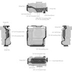 SmallRig 5908 Cage for Sony A1 II & A9 III with Vertical Battery grip VG-C5