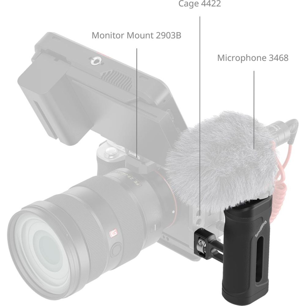 SmallRig 5946 mini Side Handle with 1/4"-20 Locating Screw