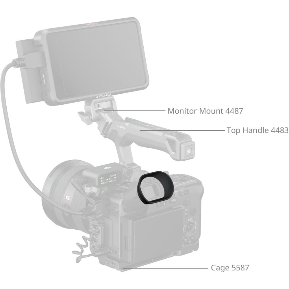 SmallRig 5975 Camera Viewfinder Eyecup for Sony FX2